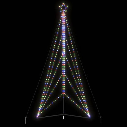 LED-kerstboom 615 LEDs kleurrijk 404,5 cm