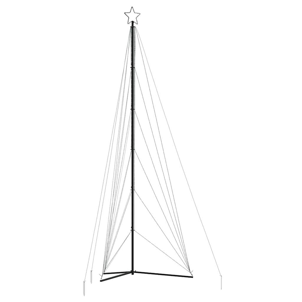 LED-kerstboom 861 LEDs koud wit 478 cm