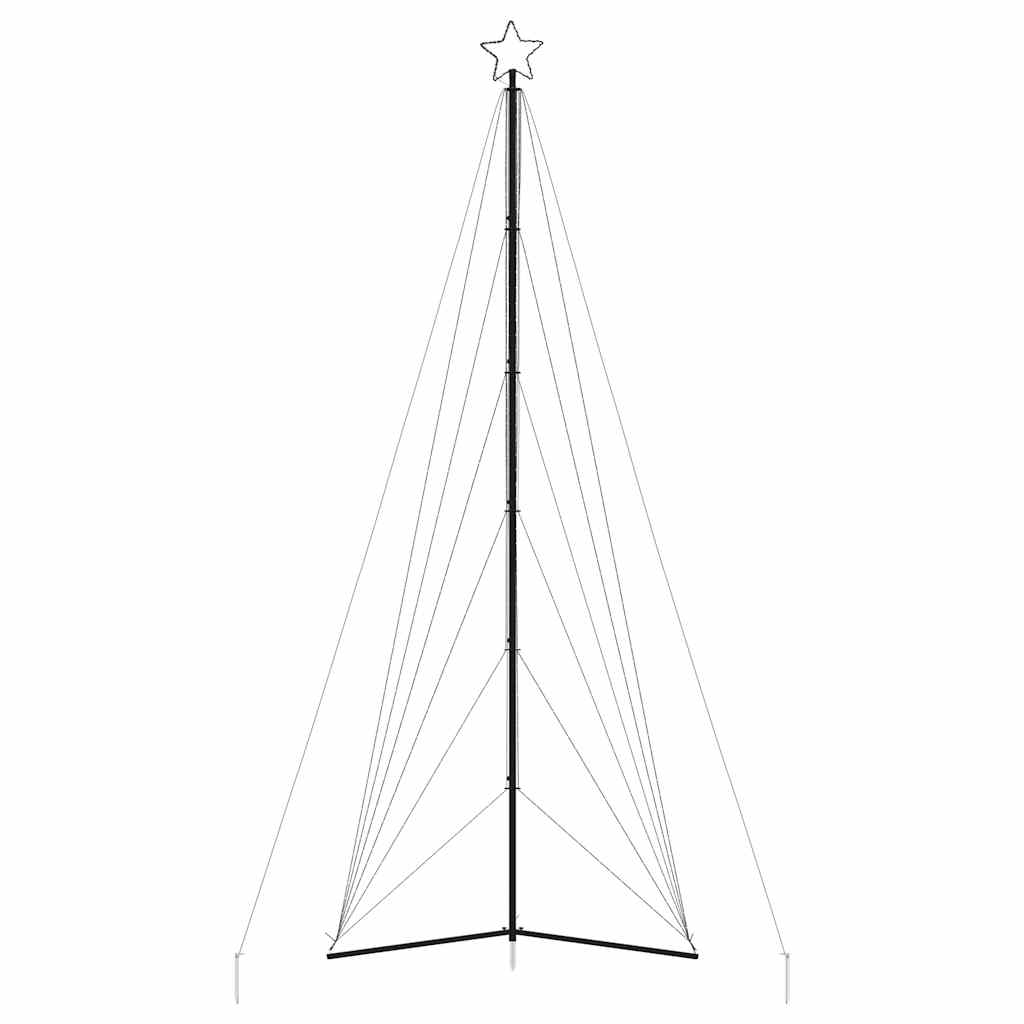 LED-kerstboom 861 LEDs koud wit 478 cm