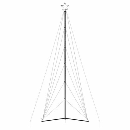 LED-kerstboom 861 LEDs koud wit 478 cm