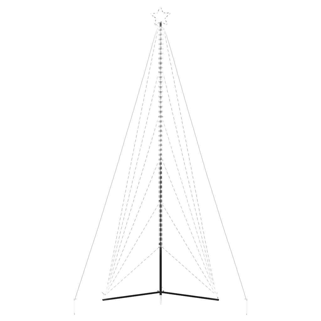 LED-kerstboom 861 LEDs koud wit 478 cm