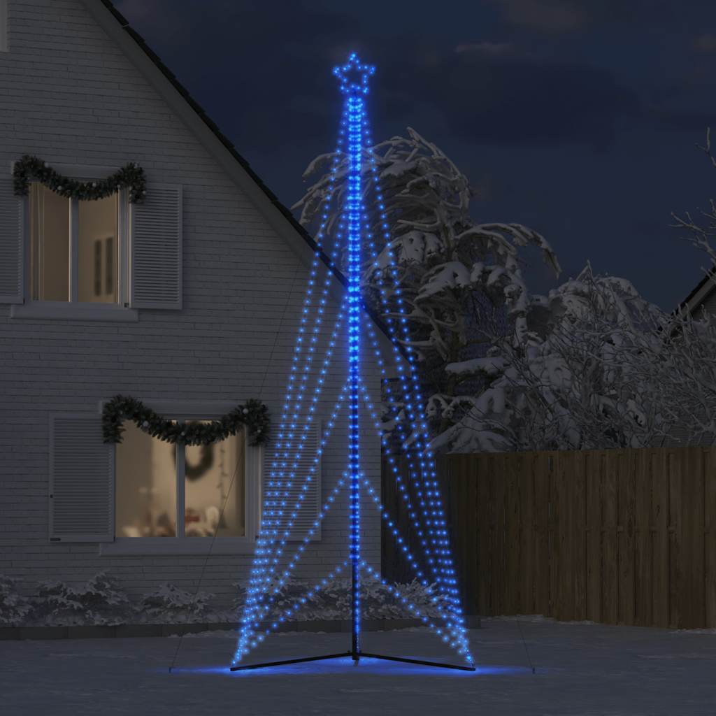 LED-kerstboom 861 LEDs 478 cm blauw