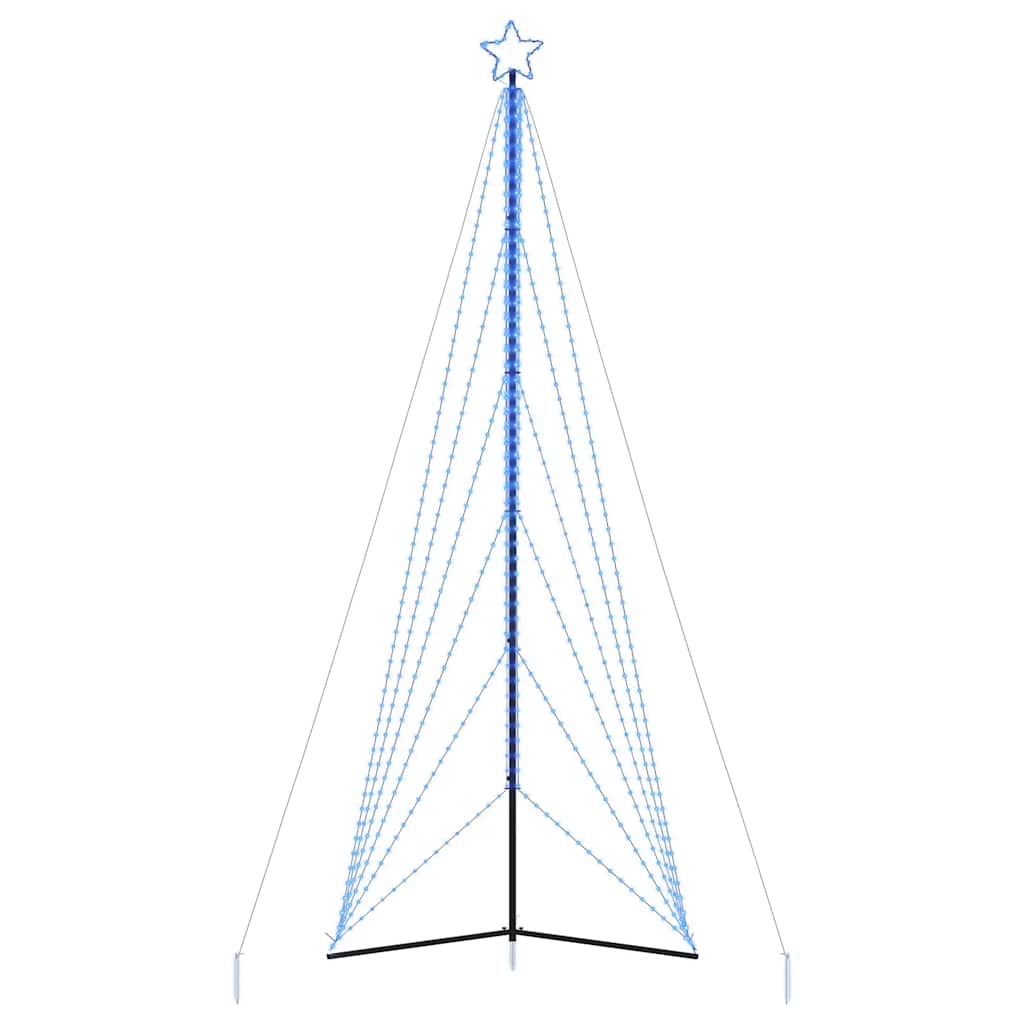 LED-kerstboom 861 LEDs 478 cm blauw