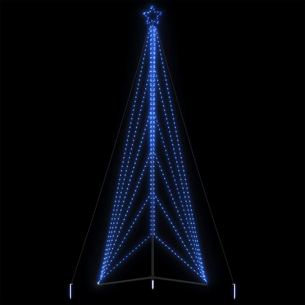 LED-kerstboom 861 LEDs 478 cm blauw