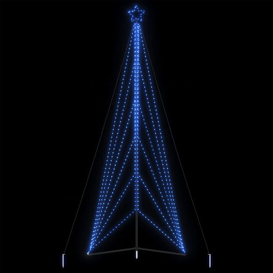 LED-kerstboom 861 LEDs 478 cm blauw