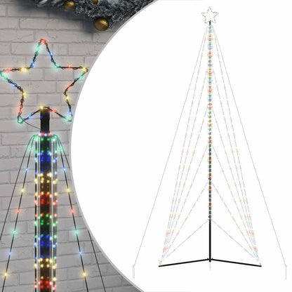 LED-kerstboom 861 LEDs kleurrijk 478 cm