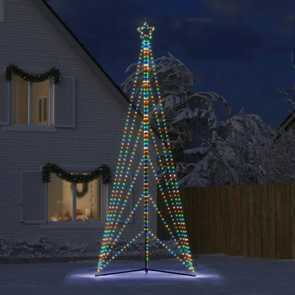 LED-kerstboom 861 LEDs kleurrijk 478 cm