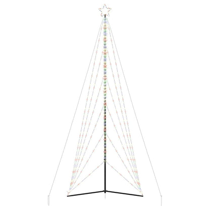 LED-kerstboom 861 LEDs kleurrijk 478 cm