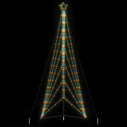 LED-kerstboom 861 LEDs kleurrijk 478 cm
