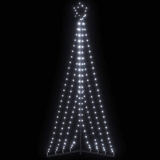 LED-kerstboom 339 LEDs koud wit 187 cm