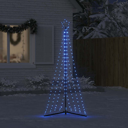 LED-kerstboom 339 LEDs 187 cm blauw