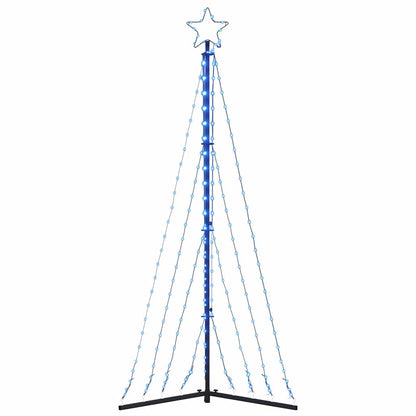 LED-kerstboom 339 LEDs 187 cm blauw