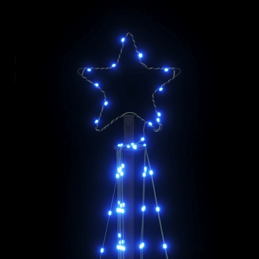 LED-kerstboom 339 LEDs 187 cm blauw