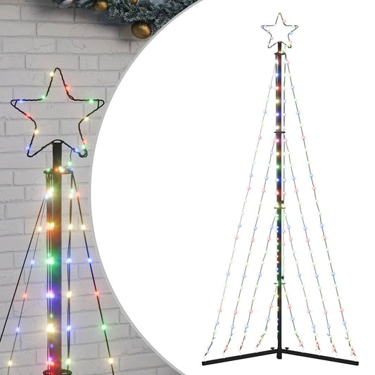 LED-kerstboom 339 LEDs kleurrijk 187 cm