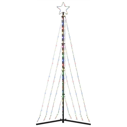 LED-kerstboom 339 LEDs kleurrijk 187 cm