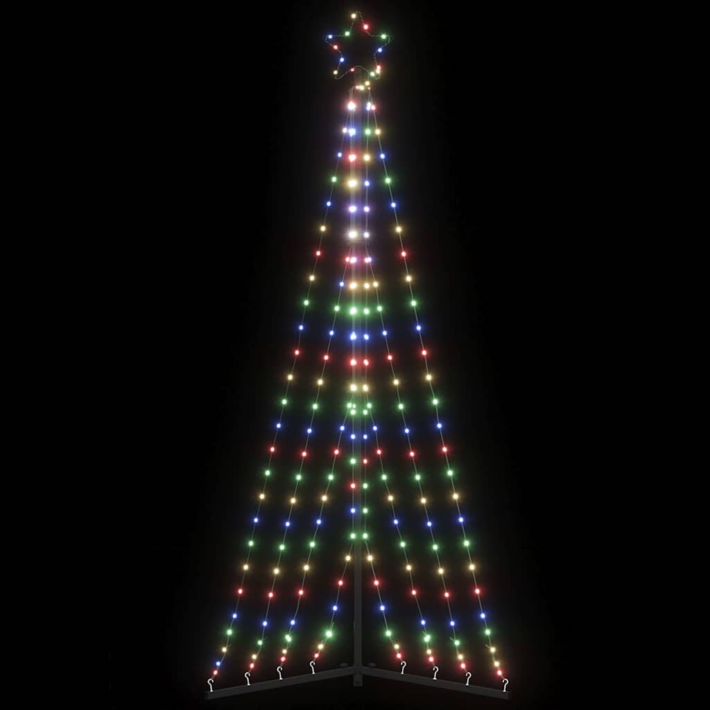LED-kerstboom 339 LEDs kleurrijk 187 cm