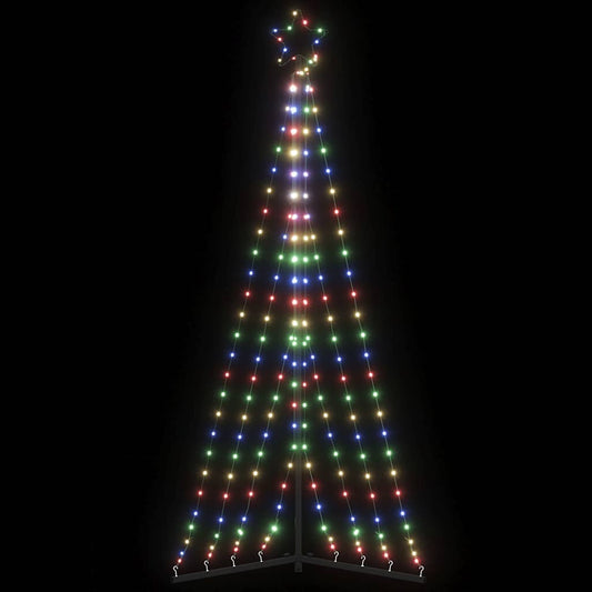 LED-kerstboom 339 LEDs kleurrijk 187 cm