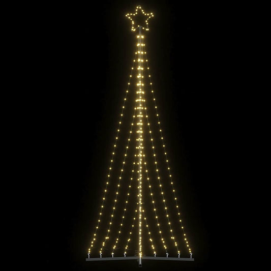 LED-kerstboom 447 LEDs warm wit 250 cm