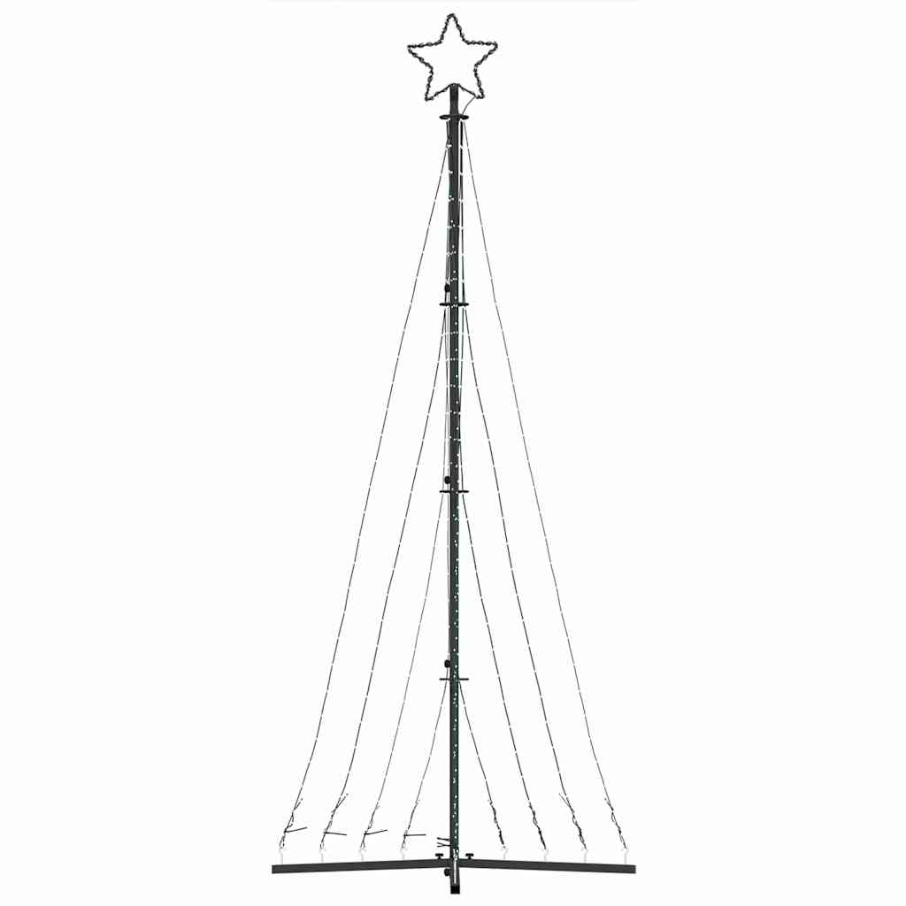 LED-kerstboom 447 LEDs koud wit 250 cm