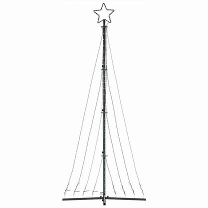 LED-kerstboom 447 LEDs koud wit 250 cm