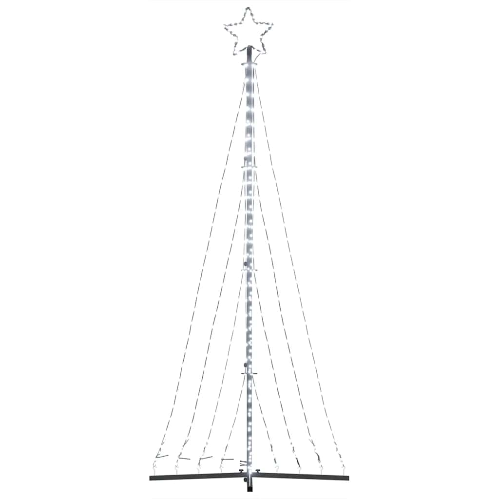 LED-kerstboom 447 LEDs koud wit 250 cm