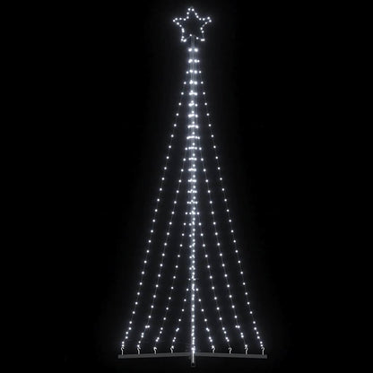 LED-kerstboom 447 LEDs koud wit 250 cm