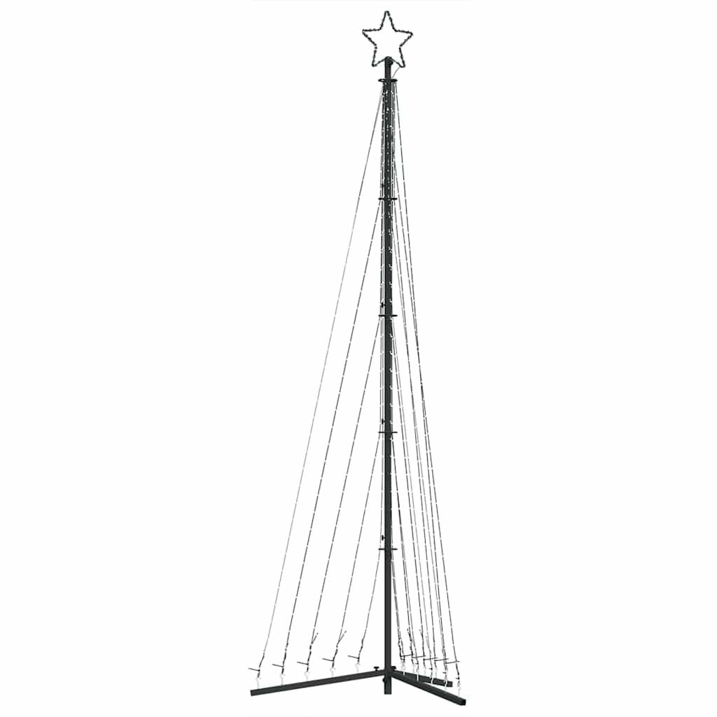 LED-kerstboom 495 LEDs koud wit 300,5 cm