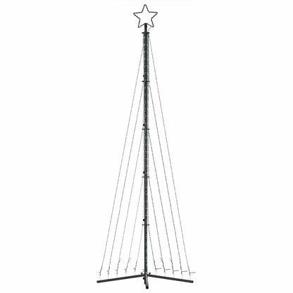 LED-kerstboom 495 LEDs koud wit 300,5 cm