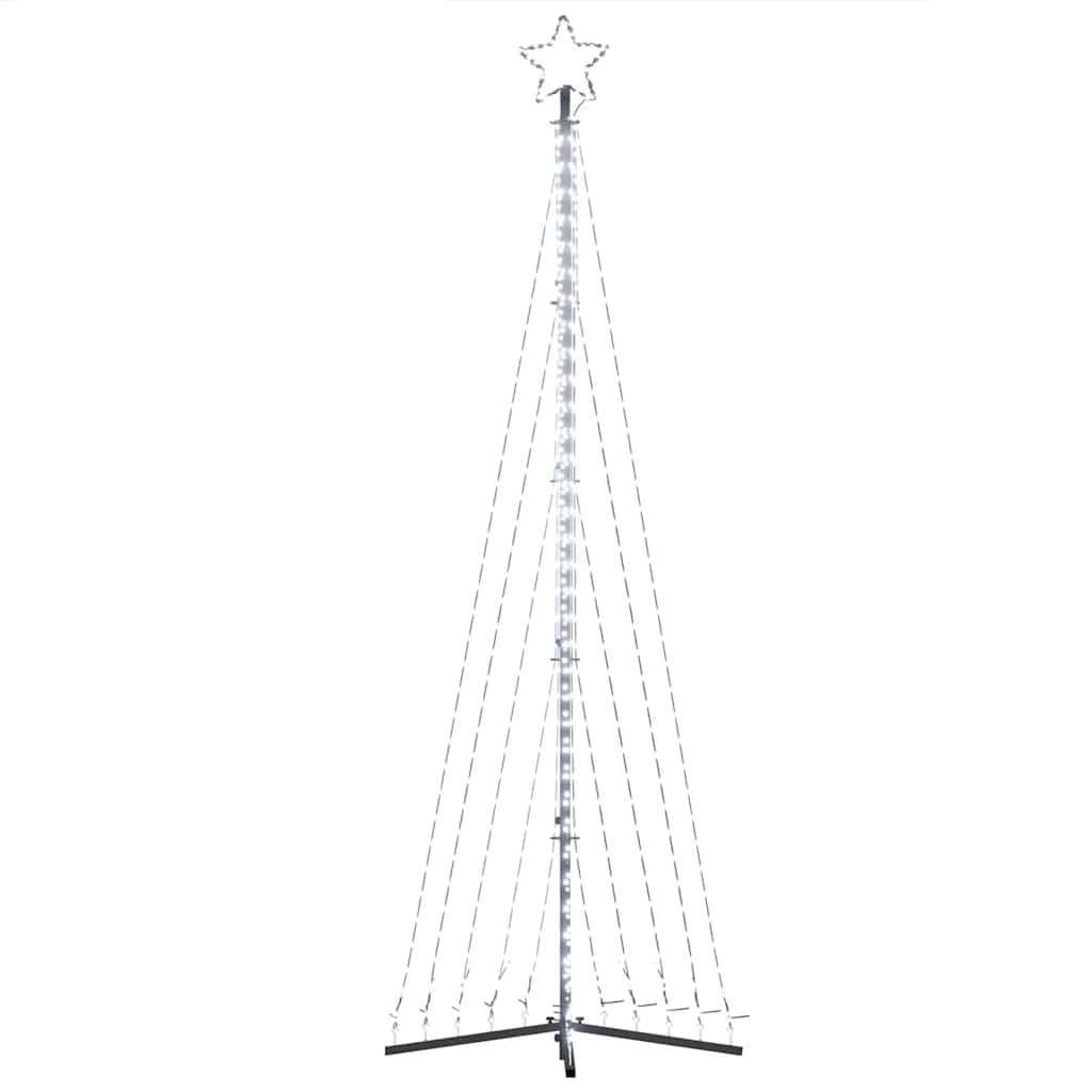 LED-kerstboom 495 LEDs koud wit 300,5 cm