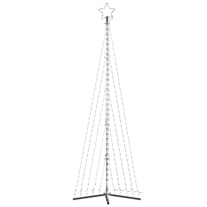 LED-kerstboom 495 LEDs koud wit 300,5 cm