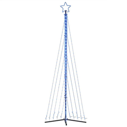 LED-kerstboom 495 LEDs 300,5 cm blauw