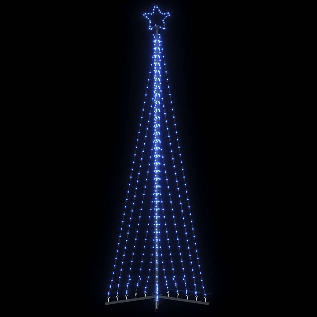 LED-kerstboom 495 LEDs 300,5 cm blauw