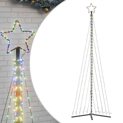 LED-kerstboom 495 LEDs kleurrijk 300,5 cm
