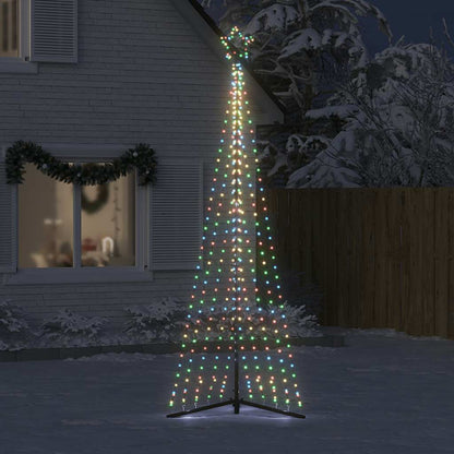 LED-kerstboom 495 LEDs kleurrijk 300,5 cm