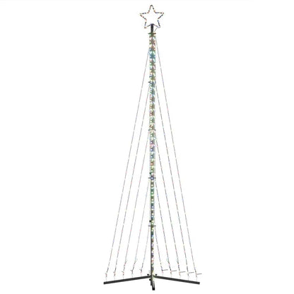LED-kerstboom 495 LEDs kleurrijk 300,5 cm