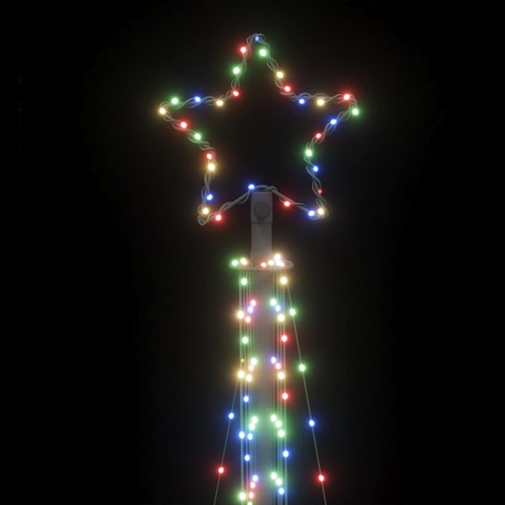 LED-kerstboom 495 LEDs kleurrijk 300,5 cm