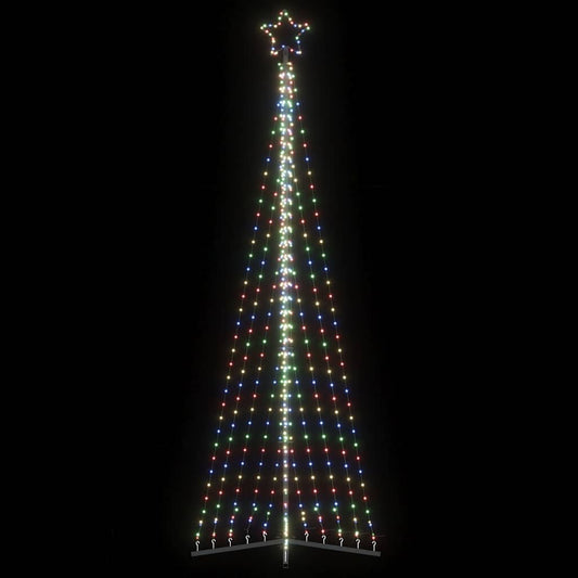 LED-kerstboom 495 LEDs kleurrijk 300,5 cm