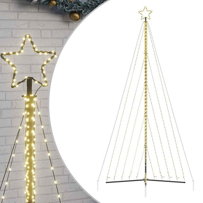 LED-kerstboom 570 LEDs warm wit 399 cm