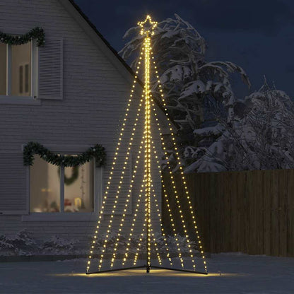 LED-kerstboom 570 LEDs warm wit 399 cm