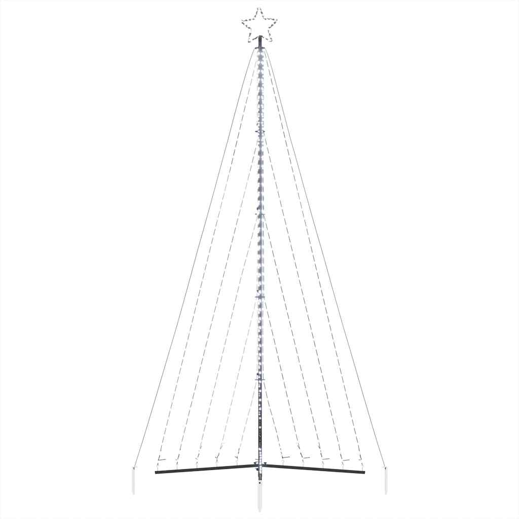 LED-kerstboom 570 LEDs koud wit 399 cm