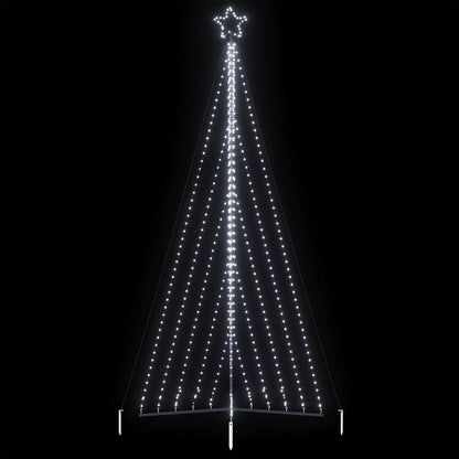 LED-kerstboom 570 LEDs koud wit 399 cm