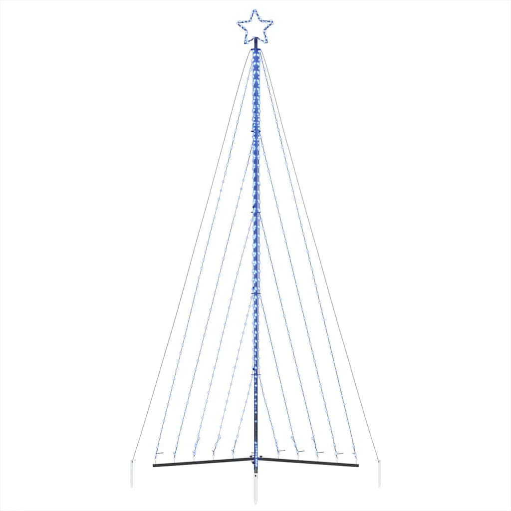 LED-kerstboom 570 LEDs 399 cm blauw