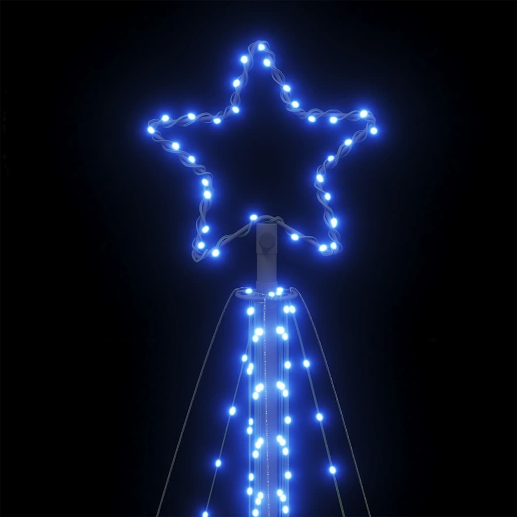 LED-kerstboom 570 LEDs 399 cm blauw