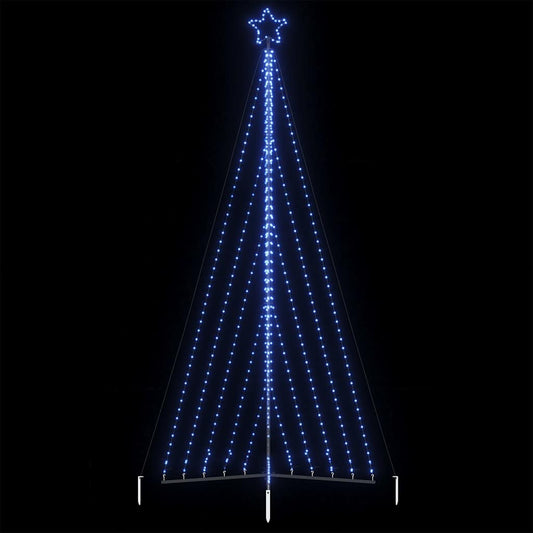 LED-kerstboom 570 LEDs 399 cm blauw