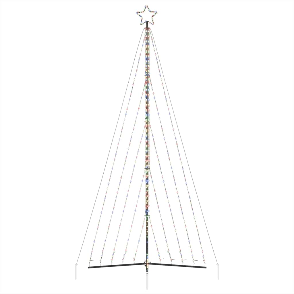 LED-kerstboom 570 LEDs kleurrijk 399 cm
