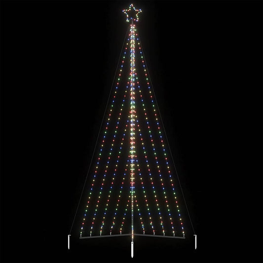 LED-kerstboom 570 LEDs kleurrijk 399 cm