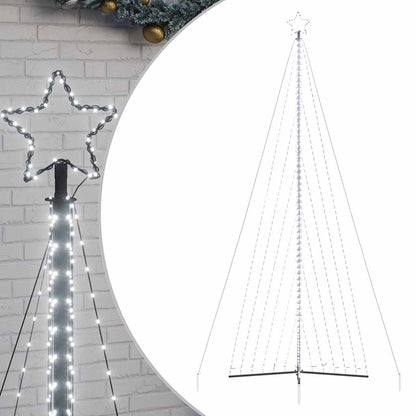 LED-kerstboom 789 LEDs koud wit 476 cm