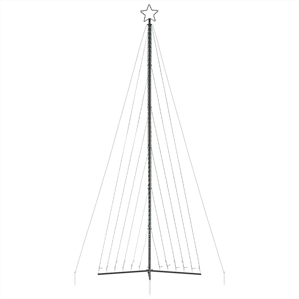 LED-kerstboom 789 LEDs koud wit 476 cm