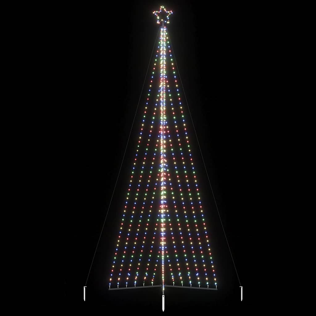 LED-kerstboom 789 LEDs kleurrijk 476 cm