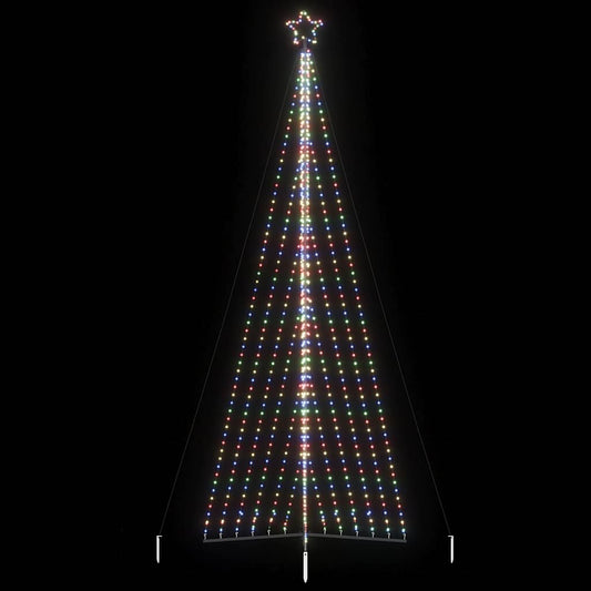 LED-kerstboom 789 LEDs kleurrijk 476 cm